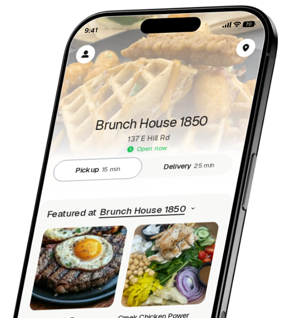 Brunch House 1850 app preview