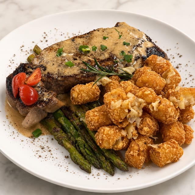 NY Strip Au Poivre.