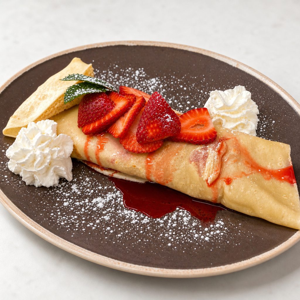 Berry Cheesecake Crepe.