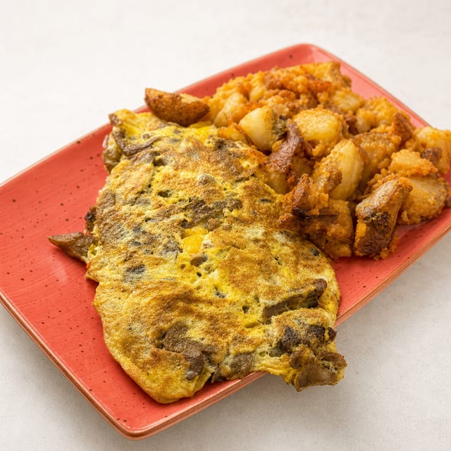 Philly Cheese Steak Omelette.