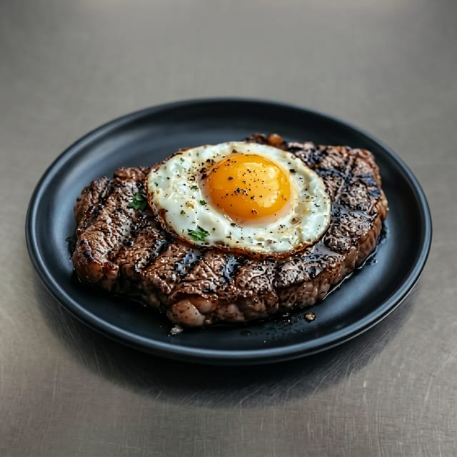 Prime Steak & Eggs.