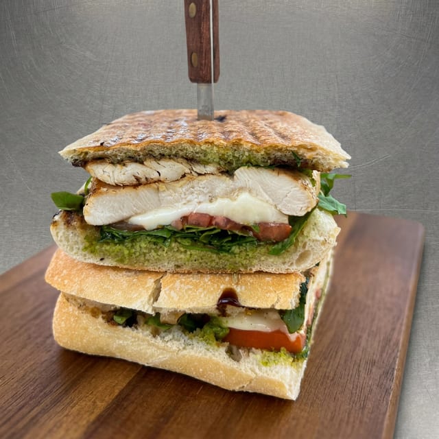 Chicken Caprese Panini.