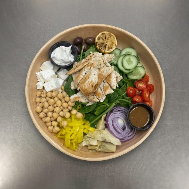 Greek Chicken Power Bowl.